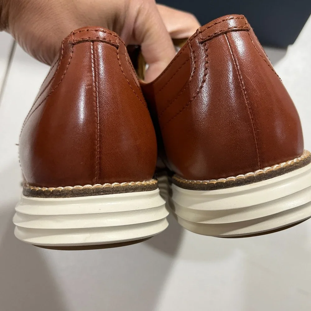 Cole Haan Original Grand Shortwing Oxford Leather Shoes C26471 Woodbury Men 9.5